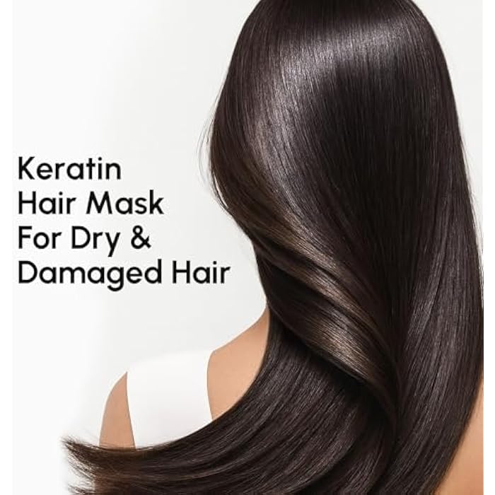 MAREE Deep Hair Mask & Conditioner - Hydrating & Deep Conditioning Hair Mask with Coconut Oil & Keratin for Fine, Curly & Frizzy Hair - Biotin & Collagen Moisturizing Conditioner for Dry Bleached Hair - Image 3
